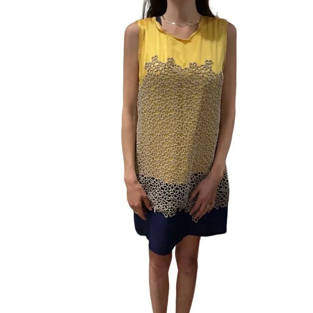 3.1 Phillip Lim Yellow Silk Shift Dress size 6